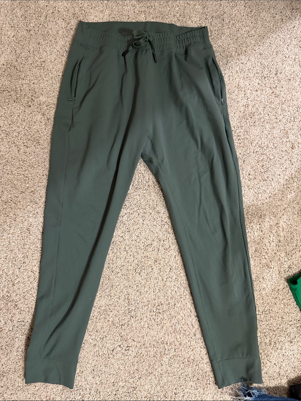 ZYIA Men's Forest Green Drawstring Joggers